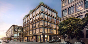 531 Bryant Street view from Zoe Street, design by Handel Architects