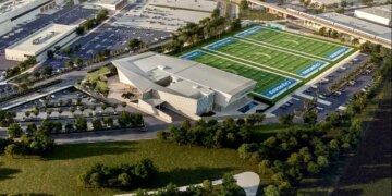 Los Angeles Chargers celebrates groundbreaking anniversary for facility