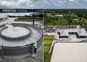 Florida's Printed horse barn completed, largest 3D-printed building