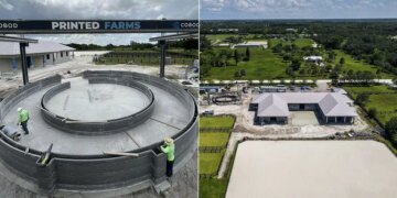 Florida's Printed horse barn completed, largest 3D-printed building
