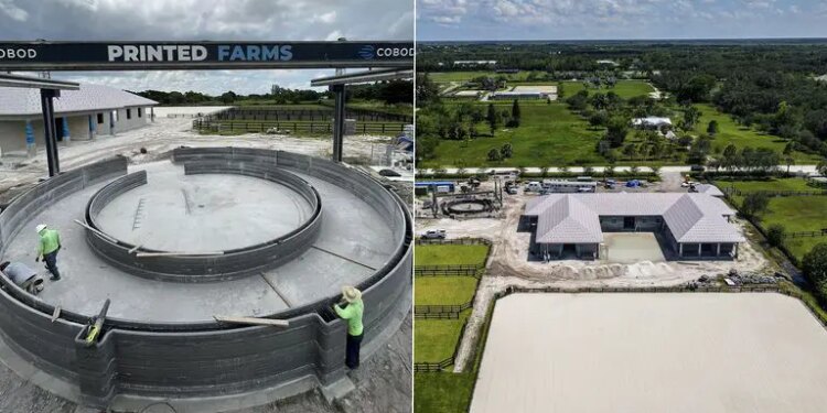 Florida's Printed horse barn completed, largest 3D-printed building