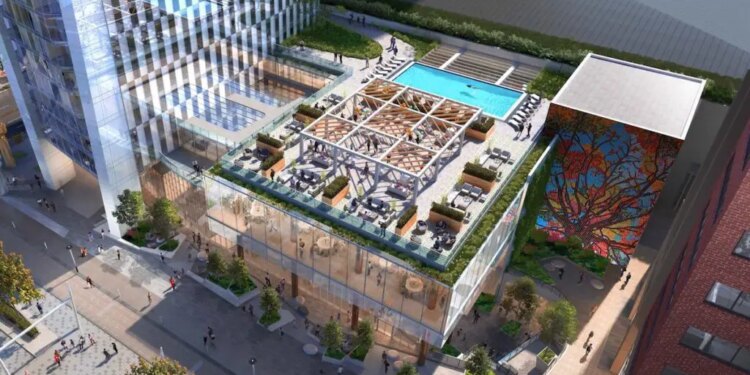 Groundbreaking for the 6th Indiana Convention Center expansion