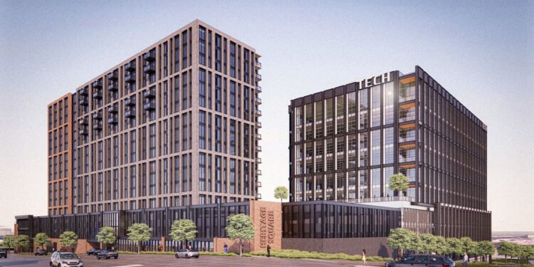 heritange square redevelopment rendarings