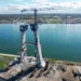 Construction wrapping up at Gordie Howe International Bridge towers, Michigan