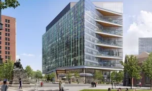 3151 Market life science skyscraper topped out, Philadelphia