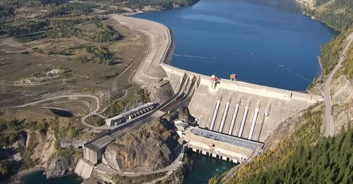 BC Hydro Site Dam