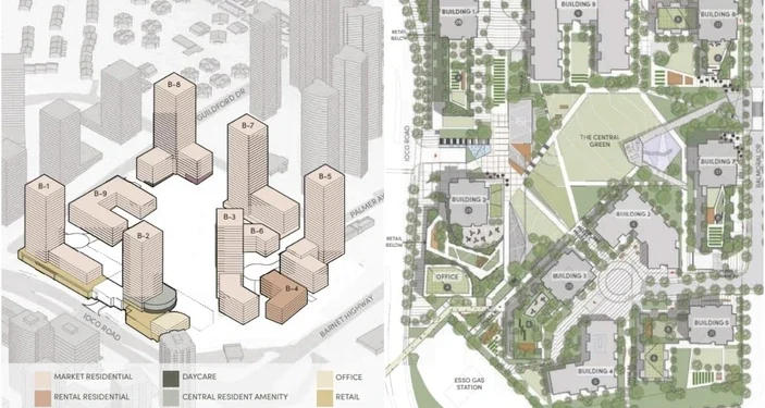 An overview of the Inlet District master plan in Port Moody, formerly named Coronation Park.(Wesgroup Properties)