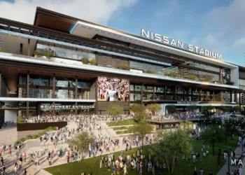 Construction starts on Tennessee Titans' new stadium, Nissan Stadium