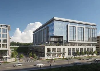 A new health and wellness center will rise next to a transit station