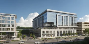 A new health and wellness center will rise next to a transit station