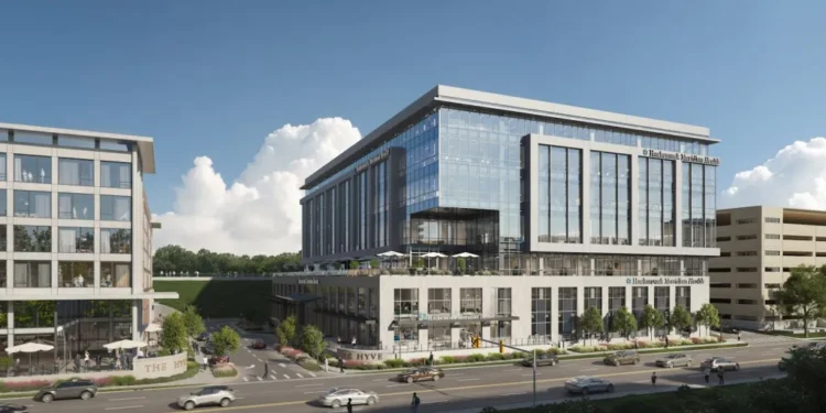 A new health and wellness center will rise next to a transit station