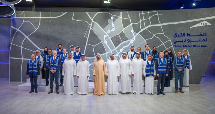 $5.6 Billion Dubai Metro Blue Line Tunneling Works Inaugurated