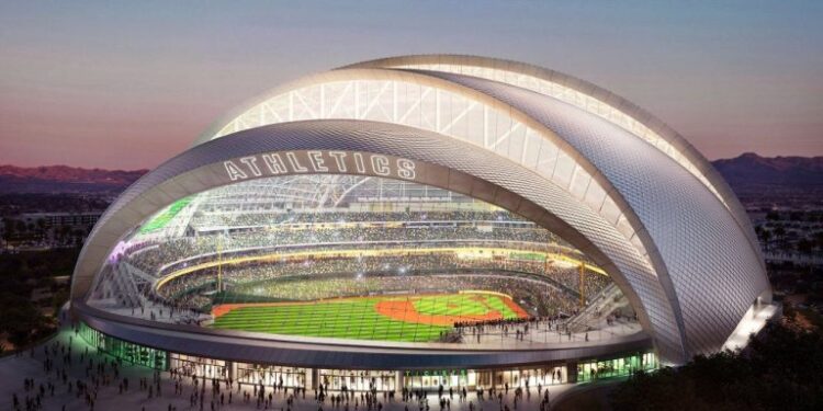 Athletics Domed Stadium in Las Vegas