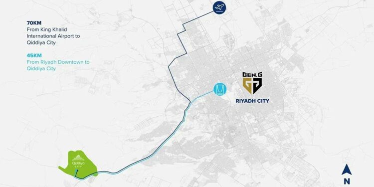 Qiddiya High-speed Rail in Riyadh