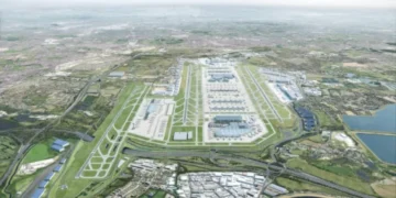 Heathrow third runway construction