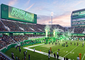 USF On-Campus Football Stadium Rises in Tampa as $407 Million Project Enters Active Construction